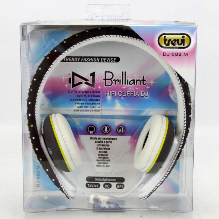 [8011000032818] DJ 682 M CUFFIA FASHION+MICROFONO