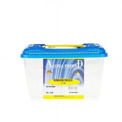 [8011391836903] ACQUARIO IN PLASTICA 21X13X14 2,7 LT