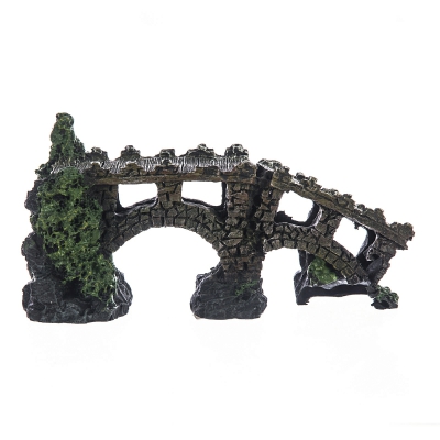 [8011391860625] PONTE IN RESINA PER ACQUARIO 22CM