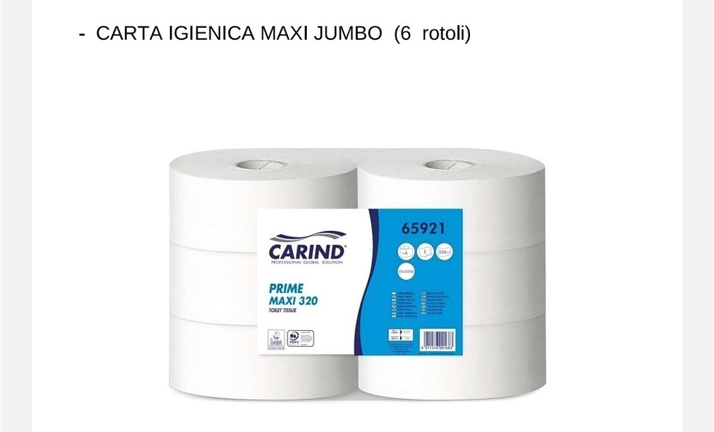 [8011576001683] IGENICA JUMBO MAXI KG 5.76 6 ROTOLI