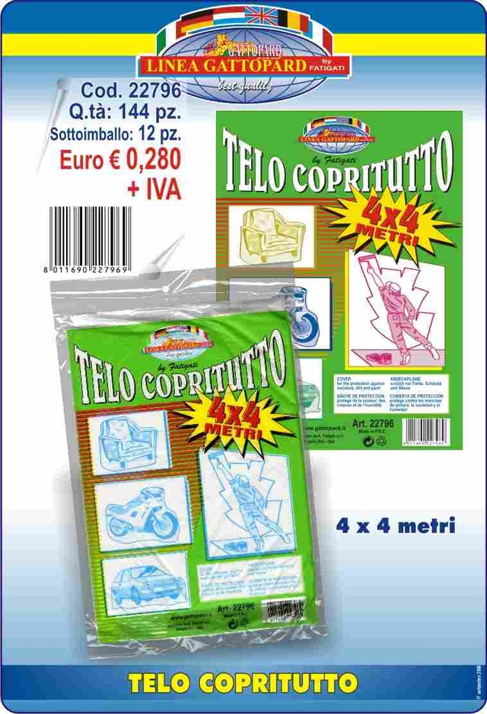 [8011690227969] TELOCOPRITUTTO 4X4 METRI