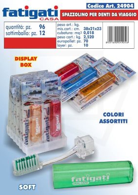 [8011690249046] SPAZZOLINO X DENTI DA VIAGGIO SOFT