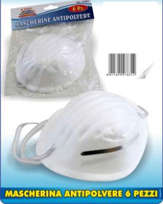 [8011690278312] MASCHERINA ANTIPOLVERE 6PZ