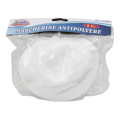 [8011690314959] MASCHERINA ANTIPOLVERE 8 PZ.