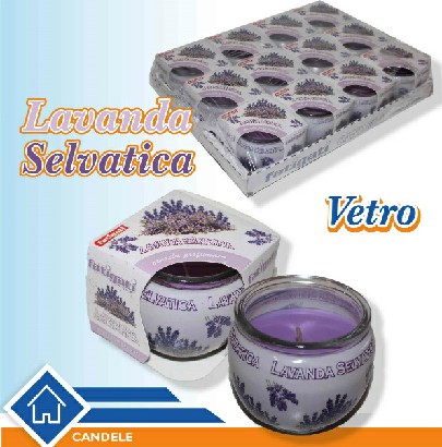 [8011690382255] VASETTO VETRO C/CANDELA LAV.SELVATI
