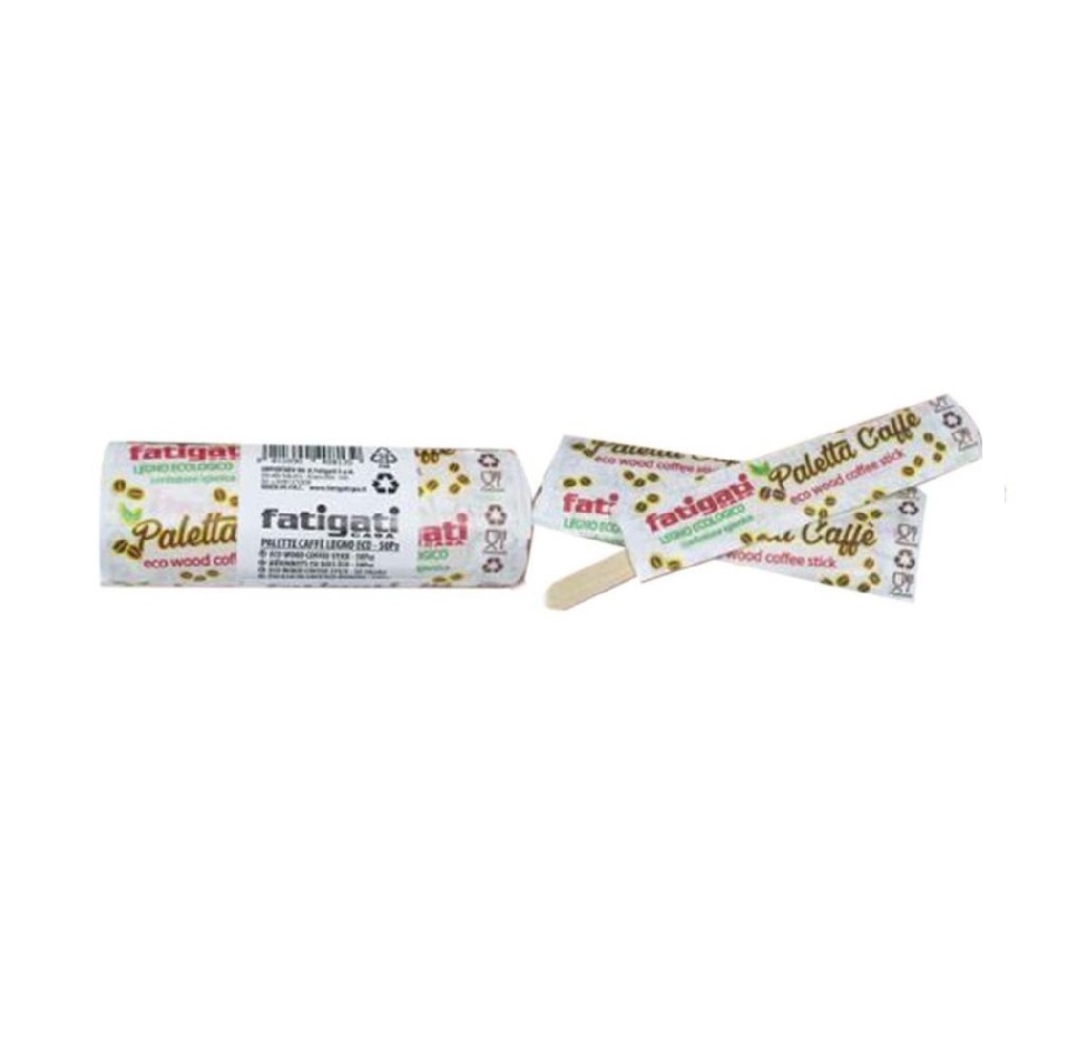 [8011690394241] FATIGATI PALETTINE CAFFE LEGNO NEW 50PZ