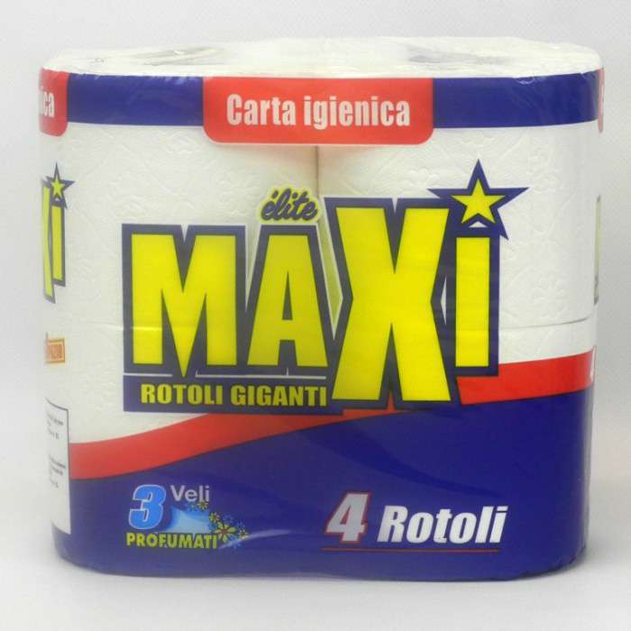[8011728034002] MAXI IGIENICA DA 4 ROTOLI BLU