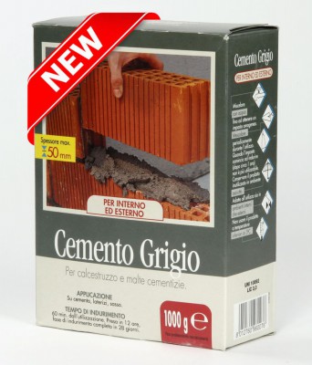 [8012760960076] CEMENTO GRIGIO IN POLVERE 1000G