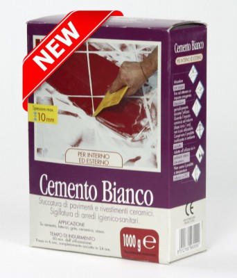 [8012760960090] CEMENTO BIANCO IN POLVERE 1000G