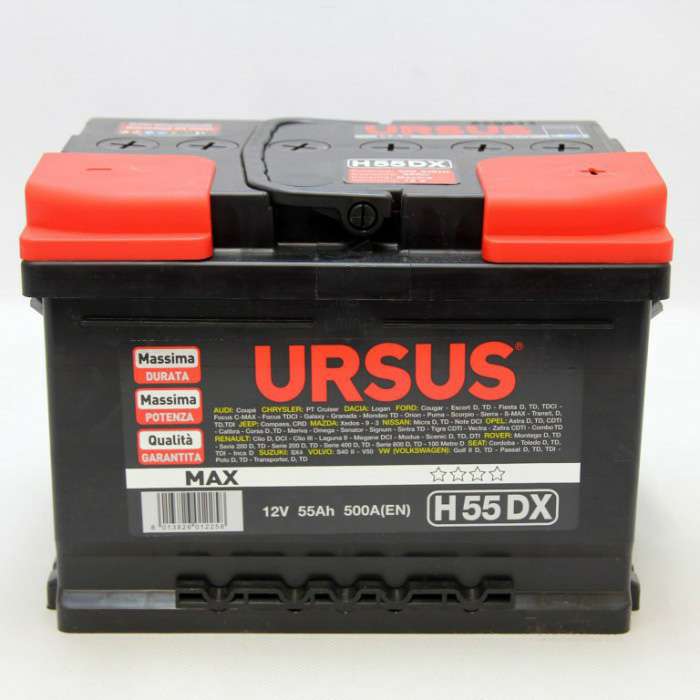[8013826012258] URSUS MAX BATTERIA H55 DX