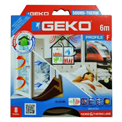 [8014846200205] GUARNIZ ADESIV TERMICA ACUSTICA 6M PROFILO F MARRO