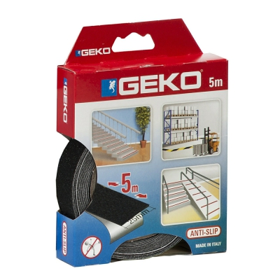[8014846519802] NASTRO ADESIVO ANTISCIVOLO 25MMX5M NERO
