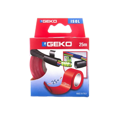 [8014846530623] NASTRO ISOLANTE 19MMX25M ROSSO