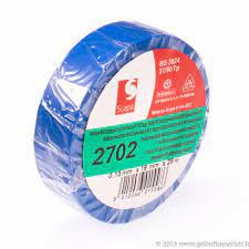 [8014846530654] NASTRO ISOLANTE MM 19 X 25 M BLU TERMO + ETI SUP