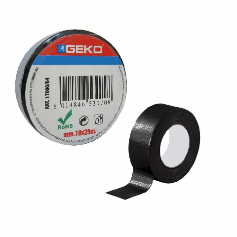[8014846530708] NASTRO ISOLANTE MM 19 X 25 M NERO TERMO