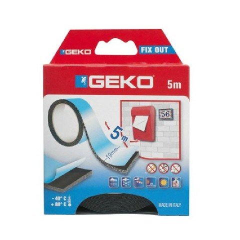 [8014846532139] NASTRO BIADESIVO SCHIUMA PER ESTERNO MM 19 X 5 M N