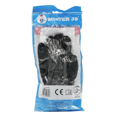 [8014846990717] GUANTI NITRILE GRIGIO / NERO TAGLIA 7