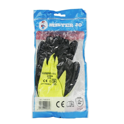 [8014846990816] GUANTI NITRILE VERDE / NERO TAGLIA 7