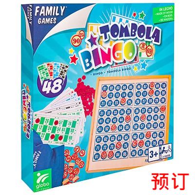 [8014966399308] GIOCO TOMBOLA IN LEGNO 48 CARTELLE