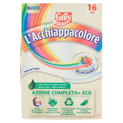 [8015100572298] GREY ACCHIAPPA/IGIENIZZANTE  16 FOGLI
