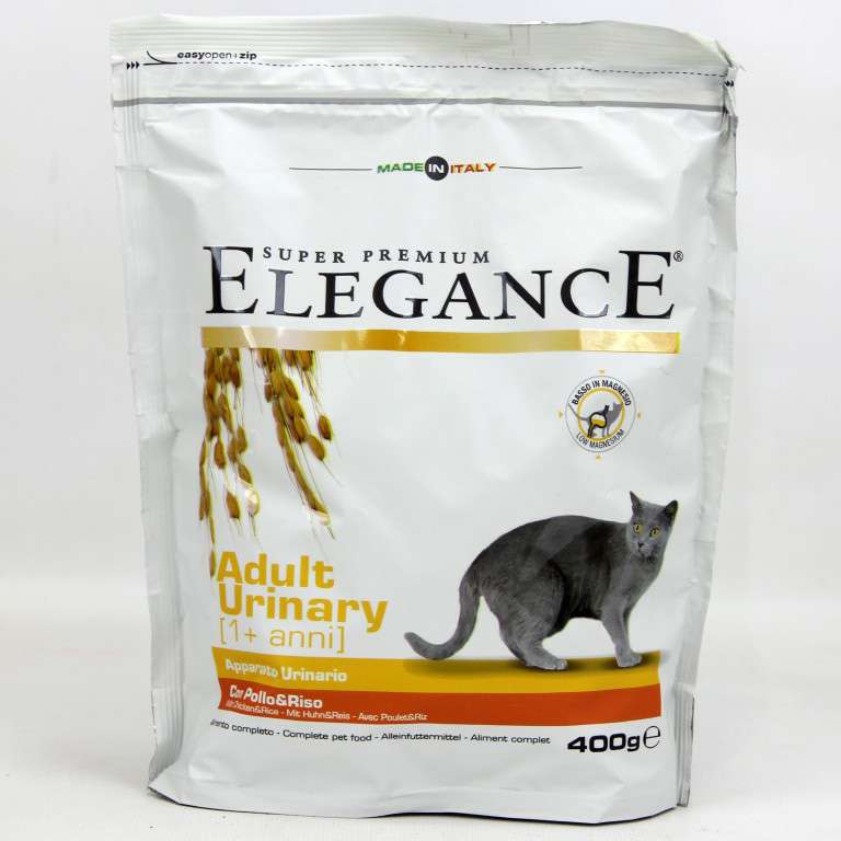 [8015699914189] ELEGANCE CAT AD.URINARY POLLO/RISO GR.400