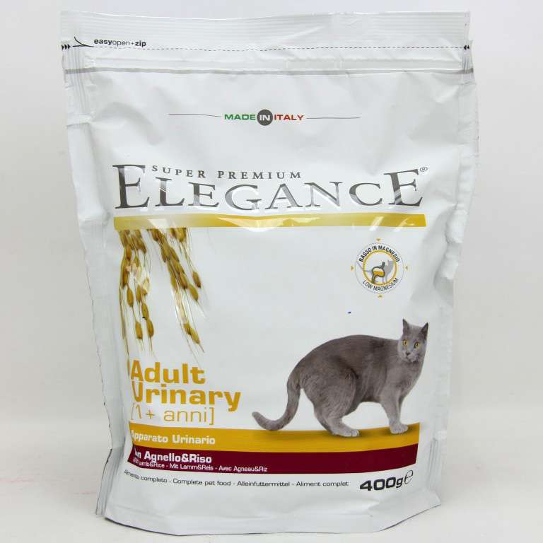 [8015699914202] ELEGANCE CAT AD.URINARY AGNELLO/RISO GR.400
