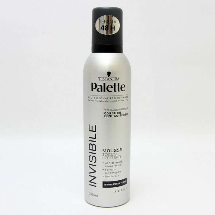 [8015700155716] PALETTE STY.MOUSSE 250ML INVISIBILE
