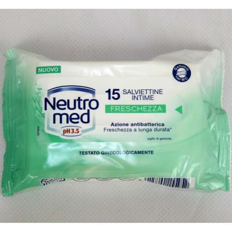 [8015700155952] NEUTROMED SALVIETT. INTIME FRESCHE 15PZ