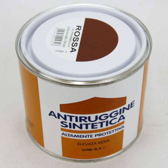 [8015960004328] ANTIRUGGINE SINTETICA ROSSA 500ML