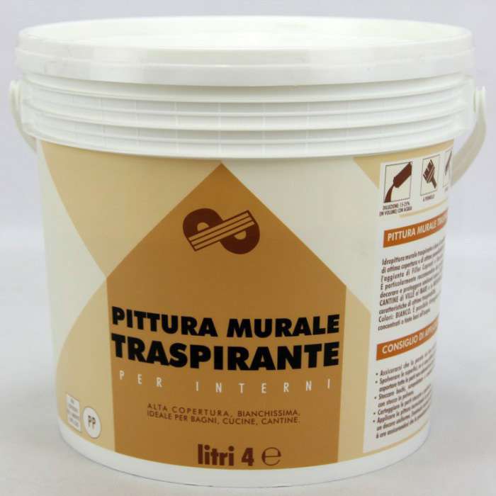 [8015960004922] PITTURA MURALE TRASPARENTE 4LT