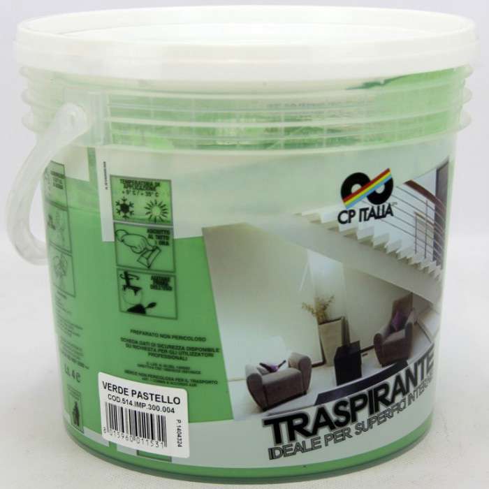 [8015960011531] PITTURA VERDE PASTELLO 4LT