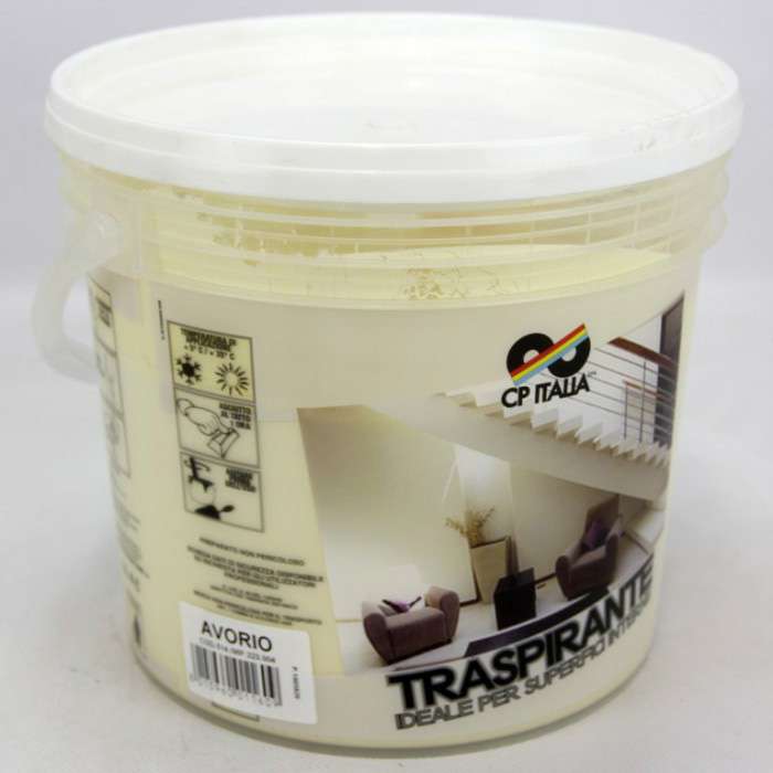[8015960011609] PITTURA TRASPIRANTE AVORIO 4LT