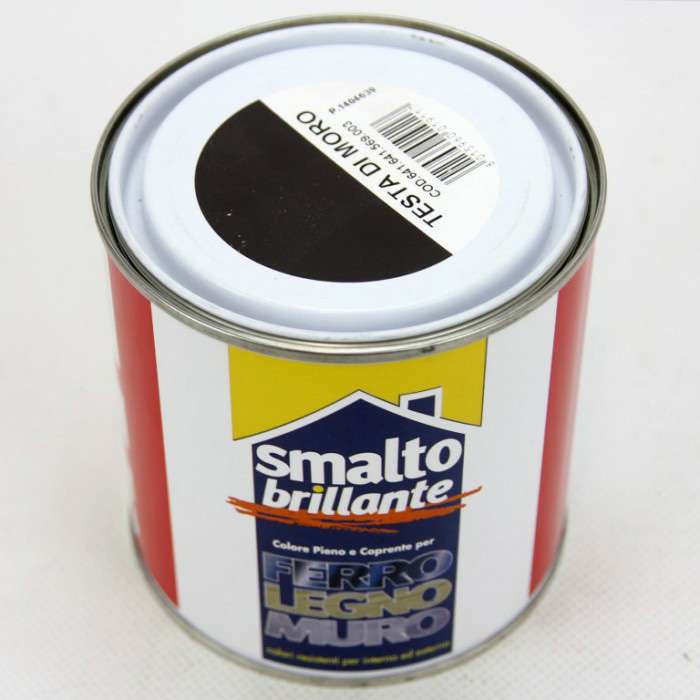 [8015960019117] SMALTO BRILLANTE UNIVERSALE TESTA DI  MORO 50ML