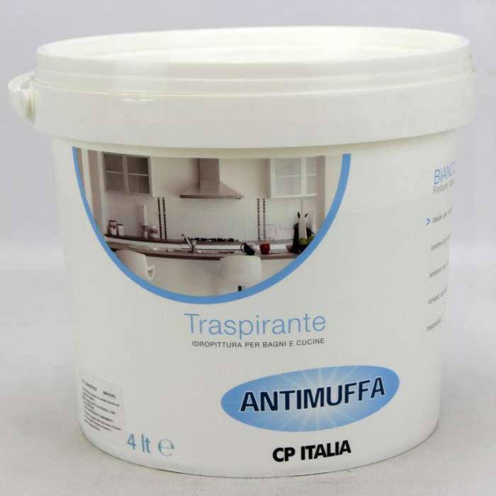[8015960404920] PITTURA TRASPIRANTE ANTIMUFFA 4LT