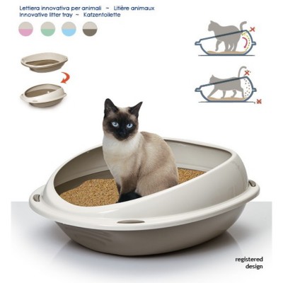 [8016040105331] LETTIERA SHUTTLE PER GATTI 57X40X19CM