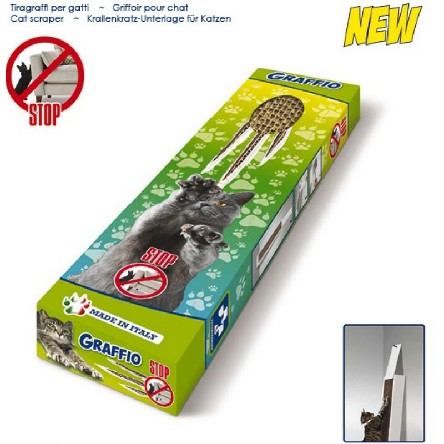 [8016040105997] TIRAGRAFFI PER GATTI CON SCATOLA 50X1,5X5CM