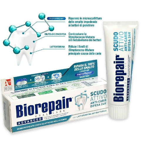 [8017331064078] BIOREPAIR ADVANCED 75ML SCUDO ANTICARIE