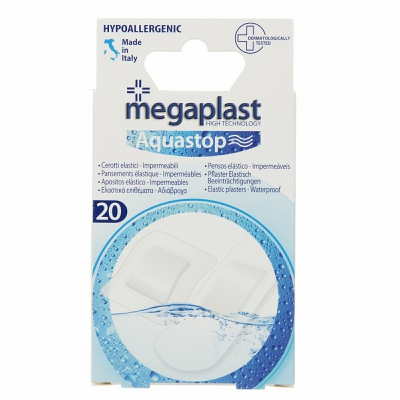 [8017990112417] MEGAPLAST CEROTTI RESISTENTI ALL ACQUA  20PZ