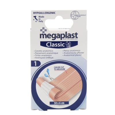[8017990182106] MEGAPLAST CEROTTO IN STRISCIA 50X6