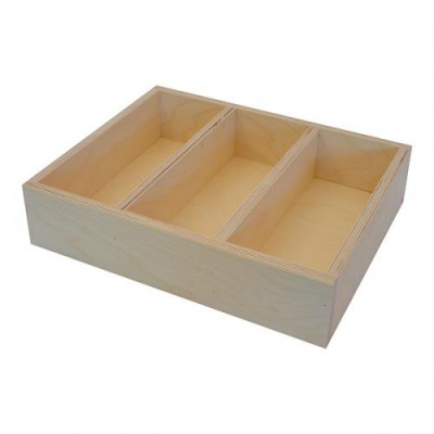 [8020900012011] PORTAPOSATE 3 SCOMPARTI LEGNO 34,5X27,3X7,5CM