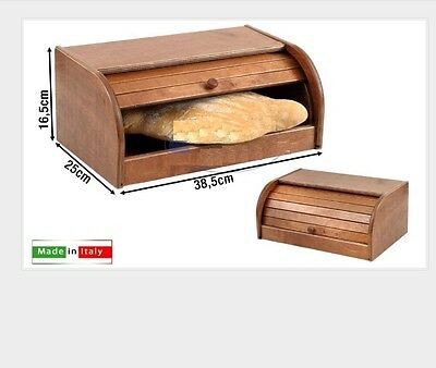[8020900015210] PORTAPANE LEGNO SCURO 39X25X17CM