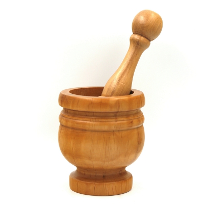 [8020900100275] MORTAIO GRANDE LEGNO D11X13,5CM