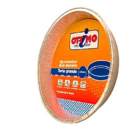 [8021719001067] OTTIMO CONTENITORI ALLUMINIO TORTA