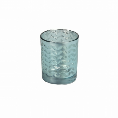 [8021785437982] PORTA TEALIGHT VETRO D7XH8,5CM