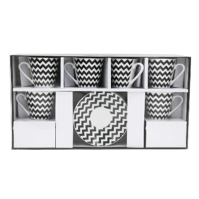 [8021785493018] SERVIZIO CAFFE PORCELLANA 6PERSONE