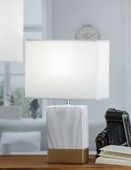 [8021785611092] LAMPADA CER MARBLE A2C 11,5X6,5XH39