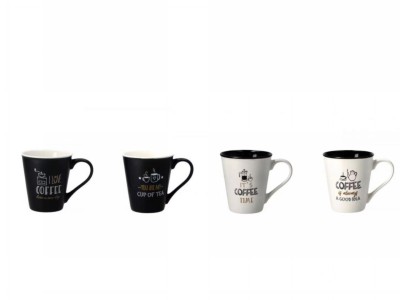 [8021785722651] TAZZA MUG NBC ASS4DEC DIAM9XH10CM