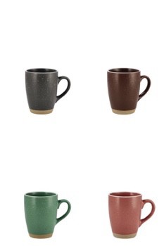 [8021785741812] TAZZA MUG CERAM KARISA A4COL 330ML