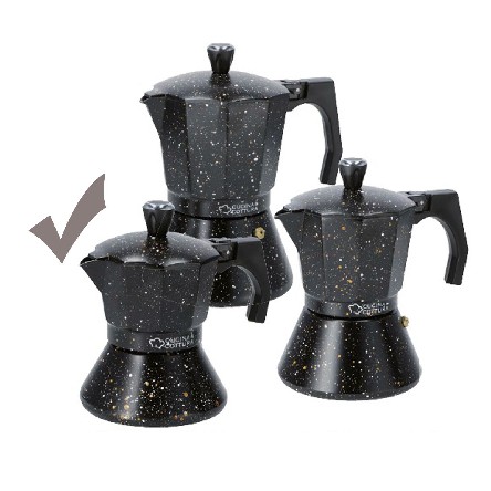 [8021785750555] CAFFETTIERA ALLUMINIO INDUZ 3 TAZZE