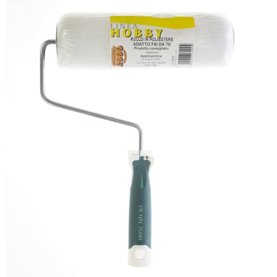 [8022446130204] RULLO POLIESTERE  BIANCO CM.20
